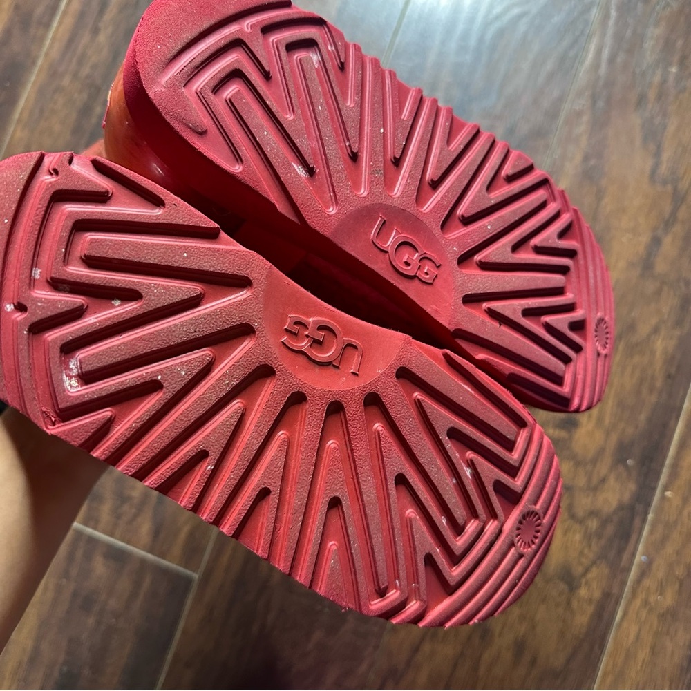 Ugg Red Classic Clear Mini Boots - image 3